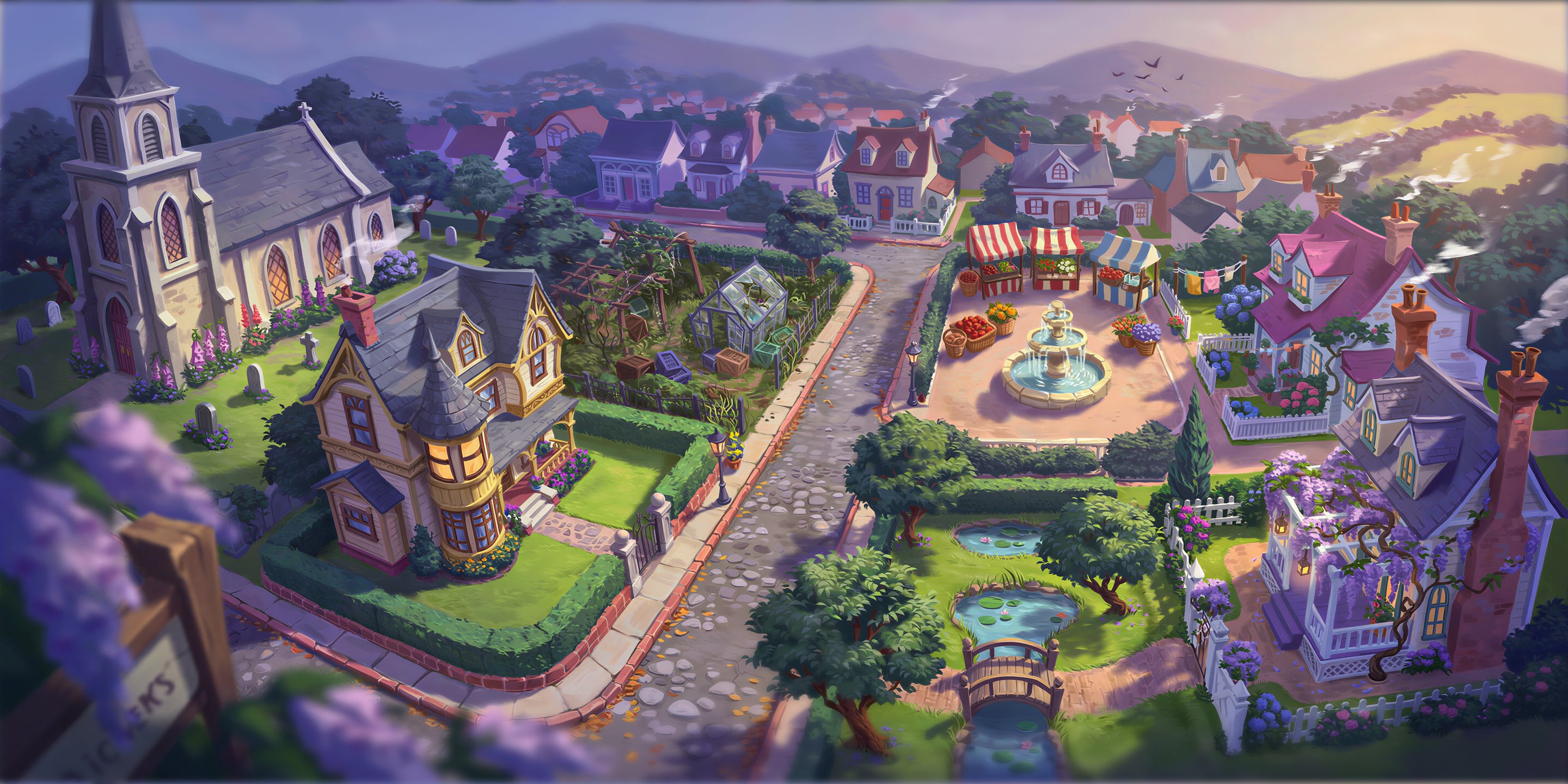 Larkspur Court — the estate map